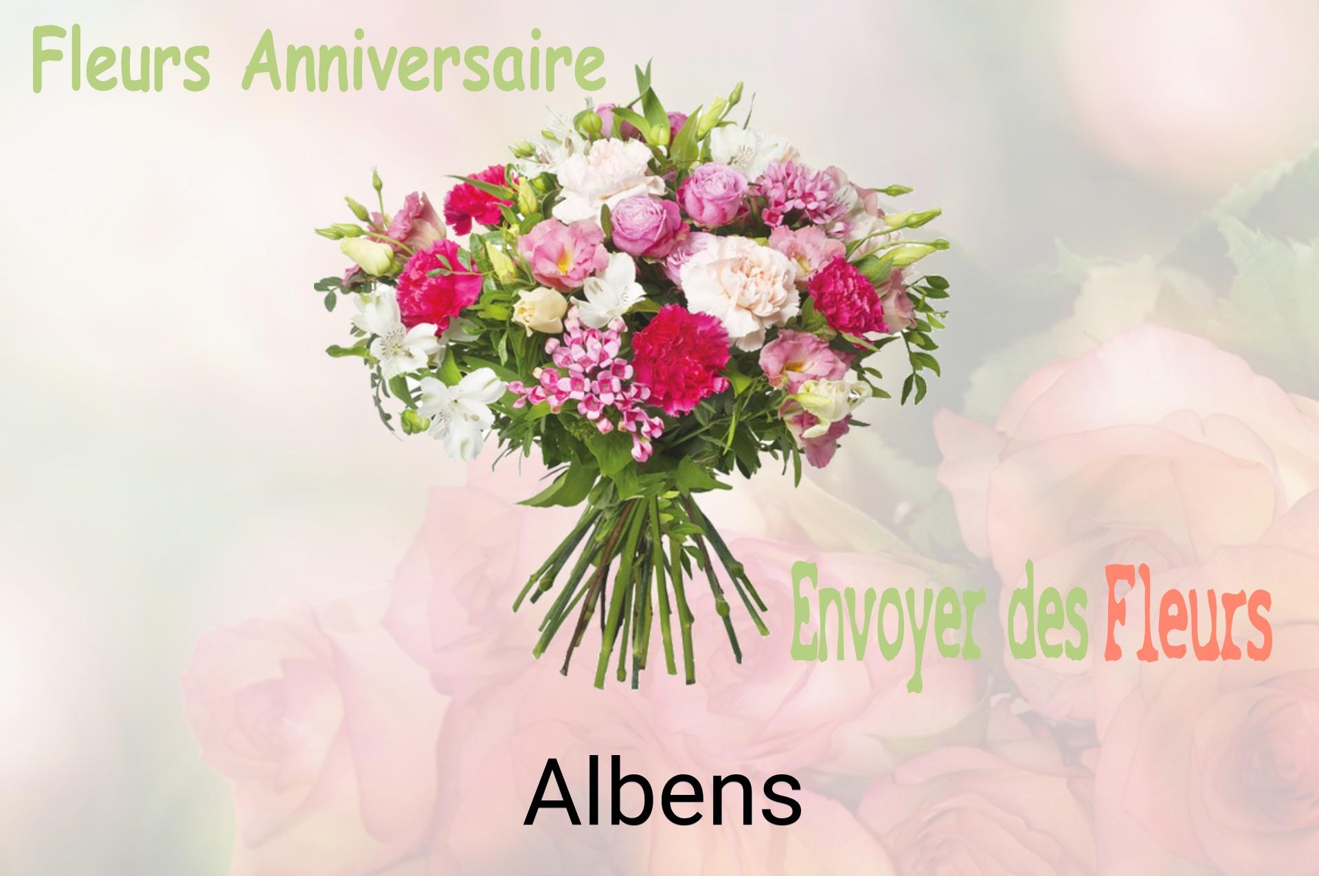 Bouquet de fleurs d’anniversaire livré à Albens